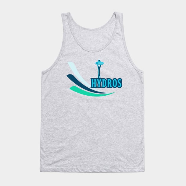 HYDROS and SPACE NEEDLE Seattle Style Tank Top by SwagOMart